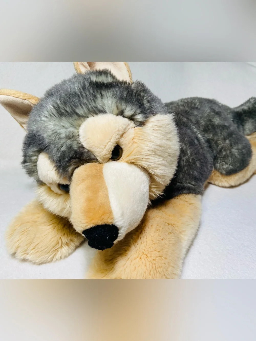 25” Retired Aurora Super Flopsie Wolf Plush
